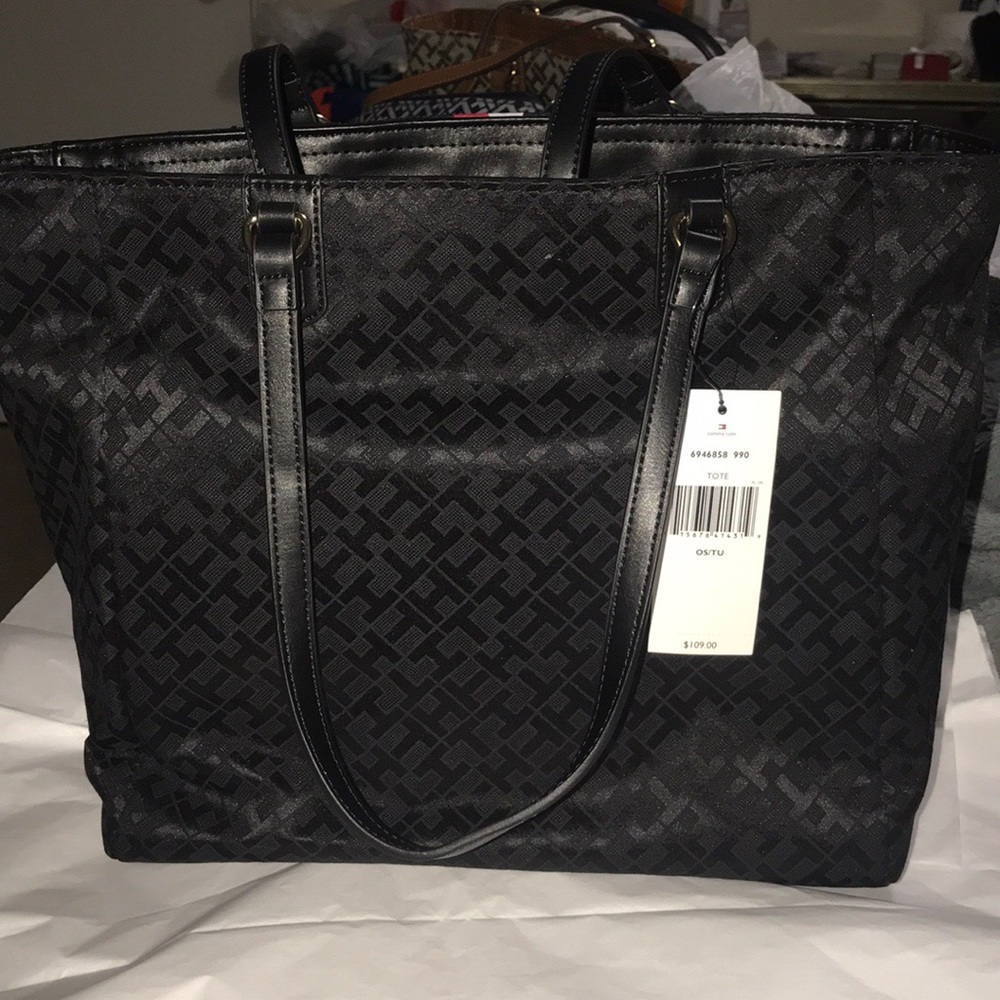 💜Authentic TommyHilfiger Tote/Bag OS/TU No wallet - Picture 2 of 6